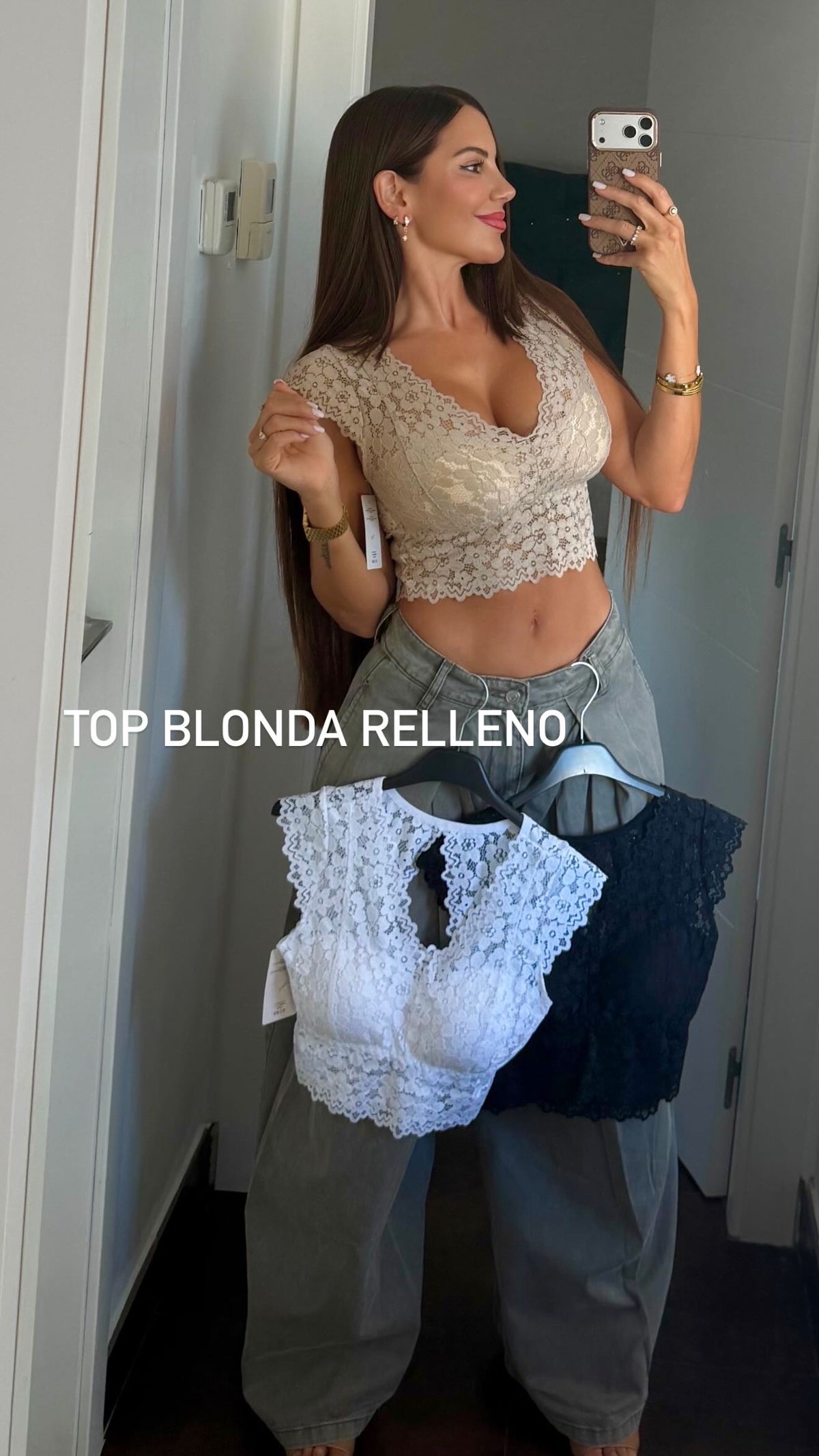 Top Blonda Relleno