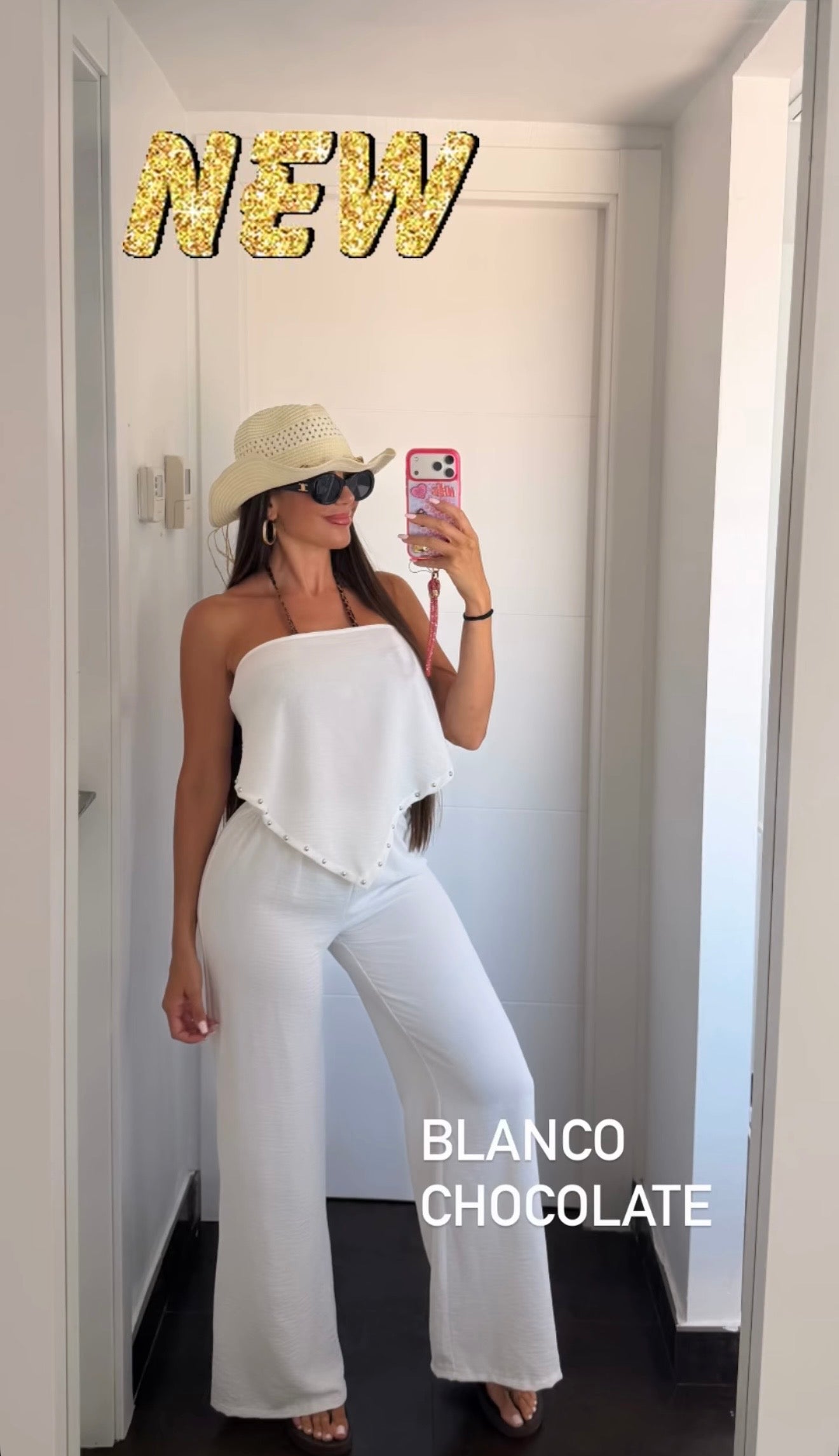 Pantalón pañuelo tachas