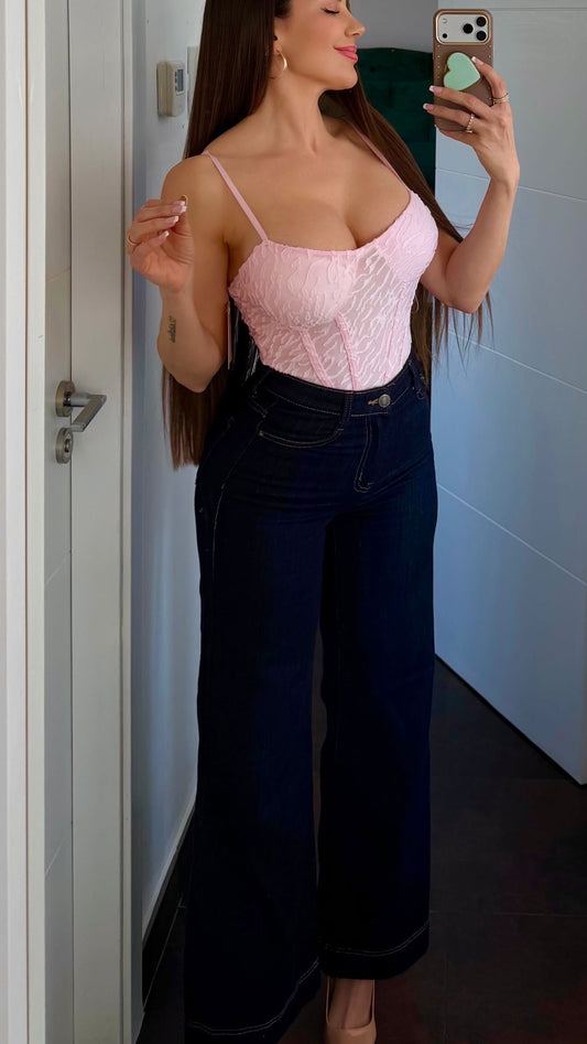 Body tigre Rosa