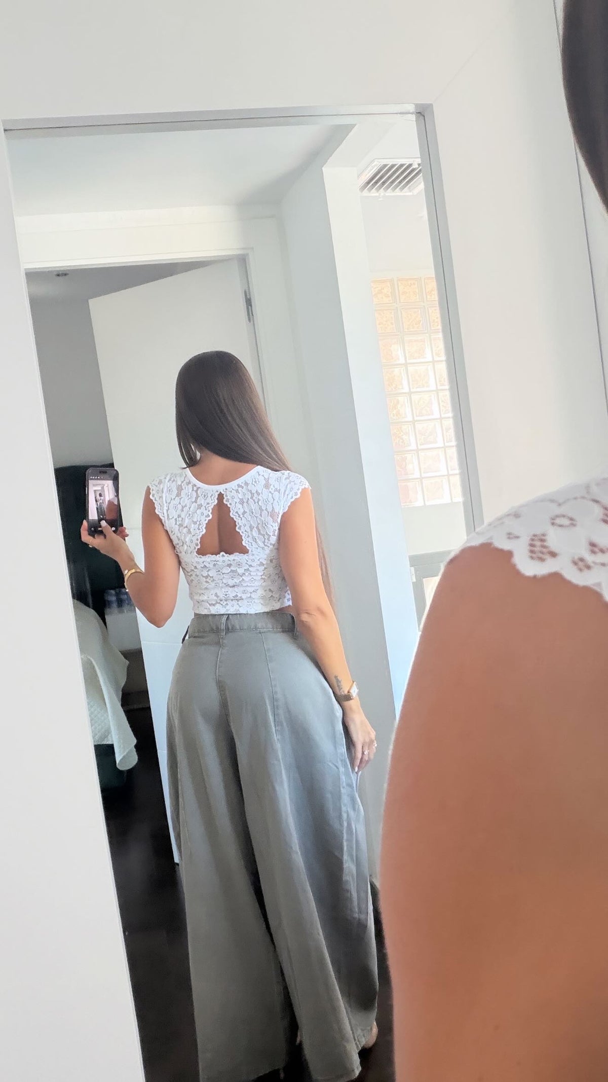 Pantalón wide leg