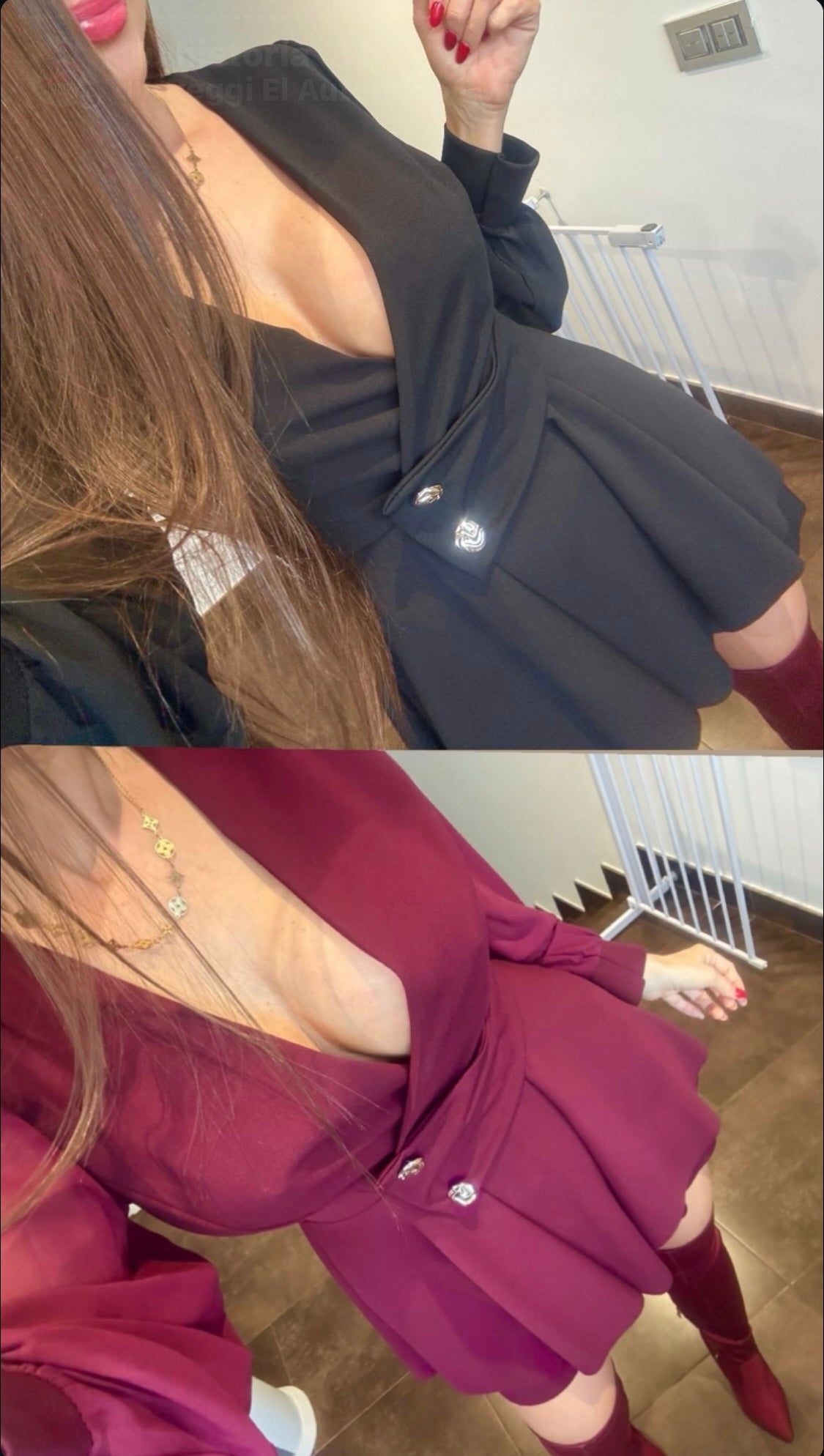 Mono vestido botones