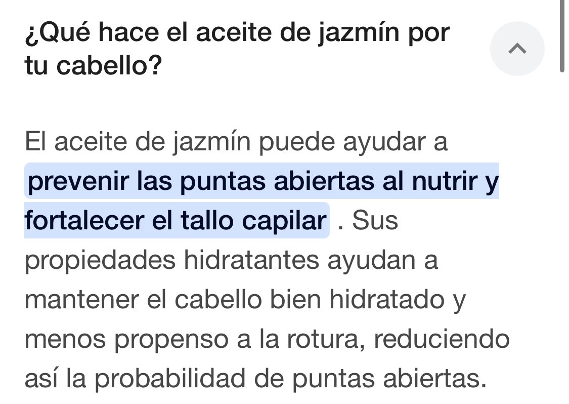 Aceite de jasmine árabe