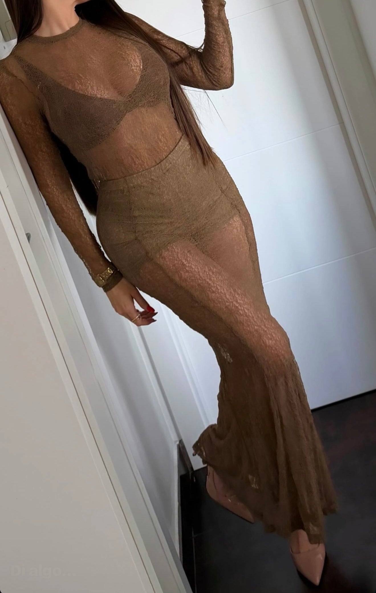 Conjunto dos piezas blonda
