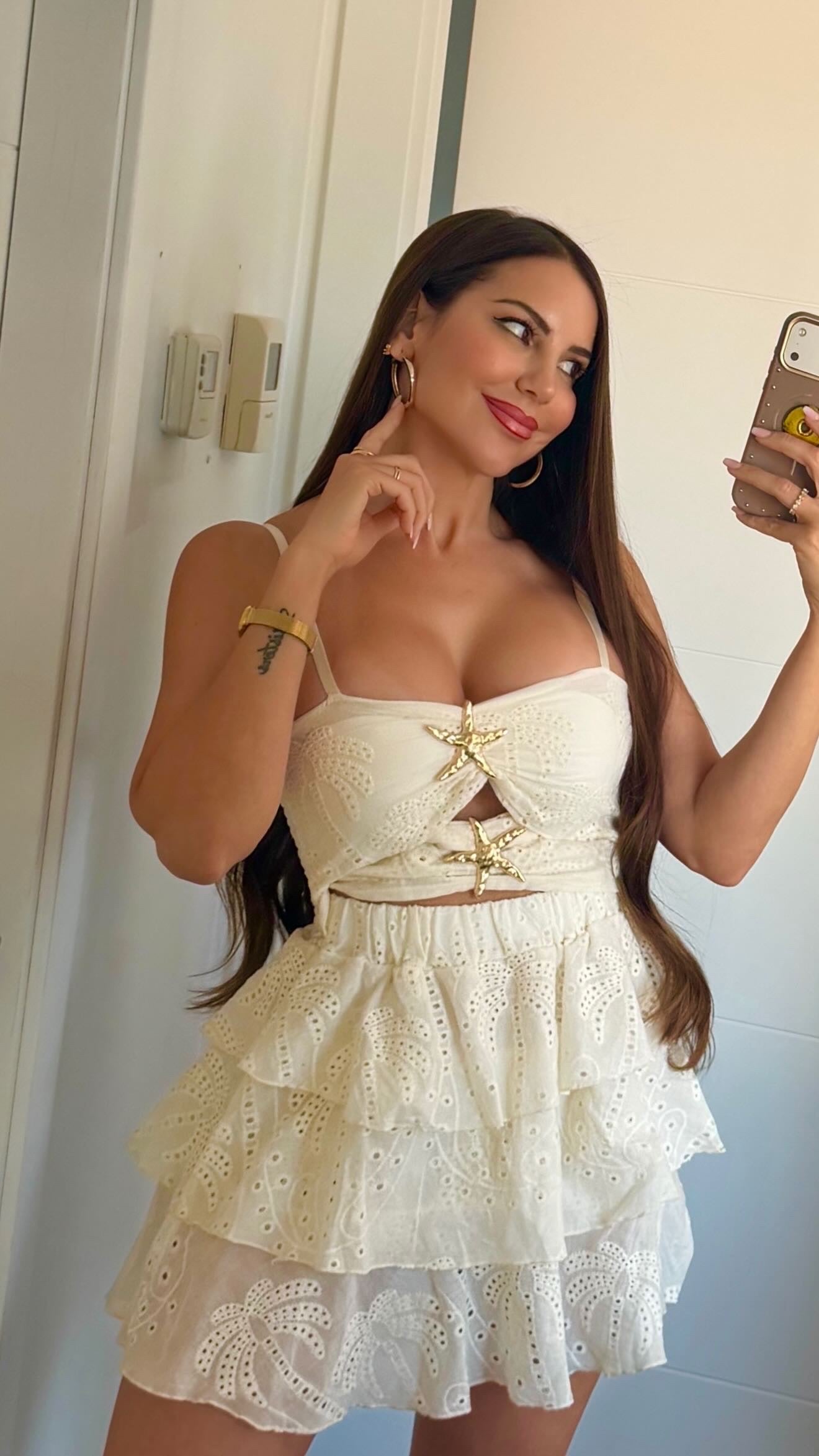 Vestido bordado estrella
