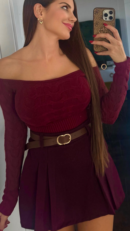 Falda pantlon cinturon