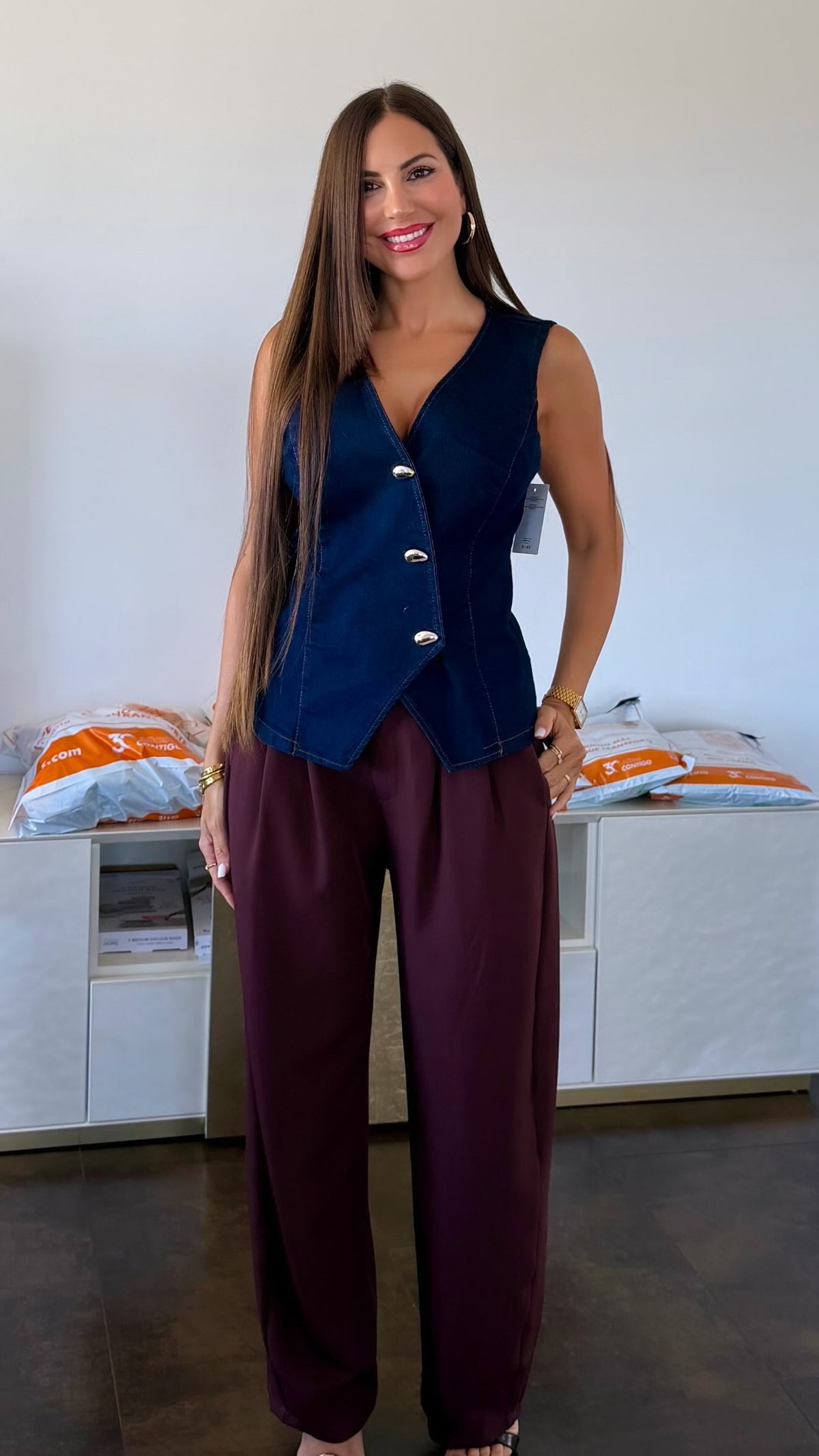 Pantalón Berenjena