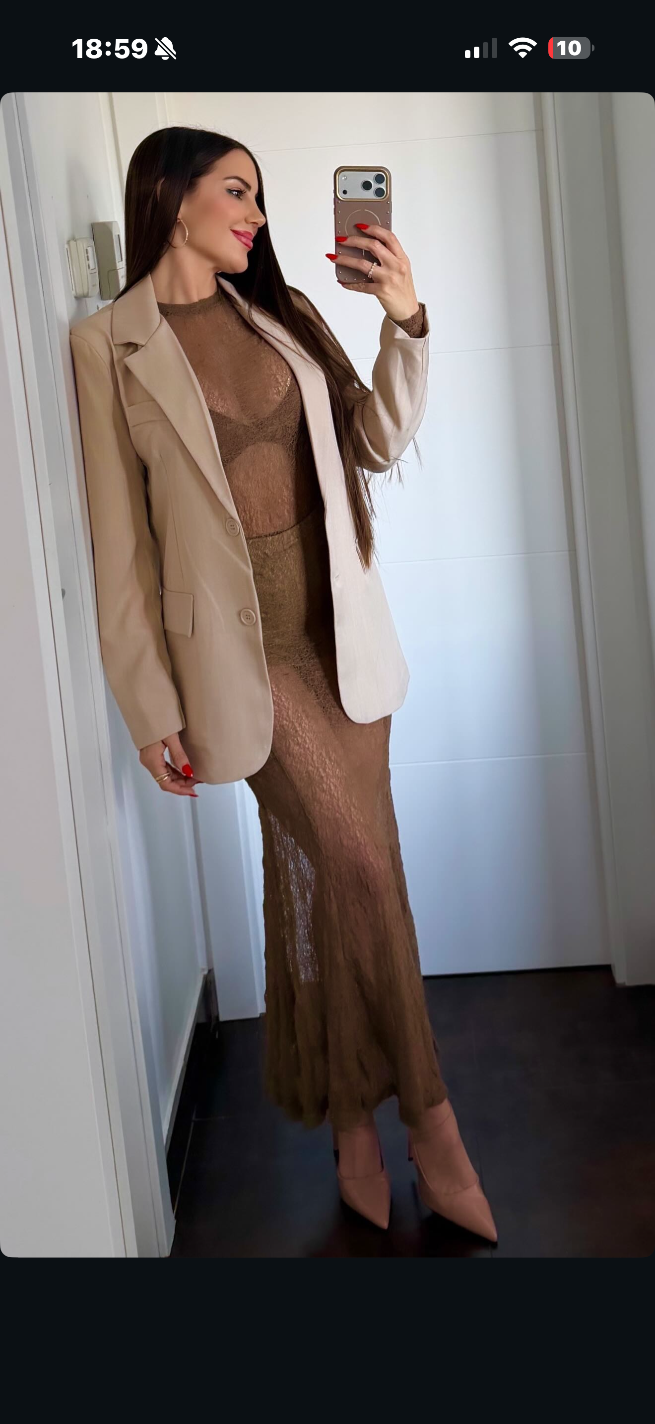 Conjunto dos piezas blonda