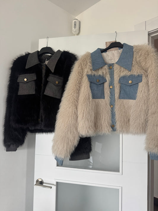 Chaqueta pelo bolsillo