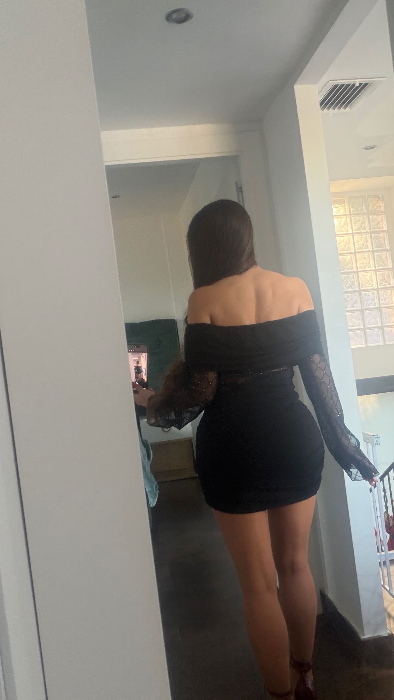 Vestido transparencia