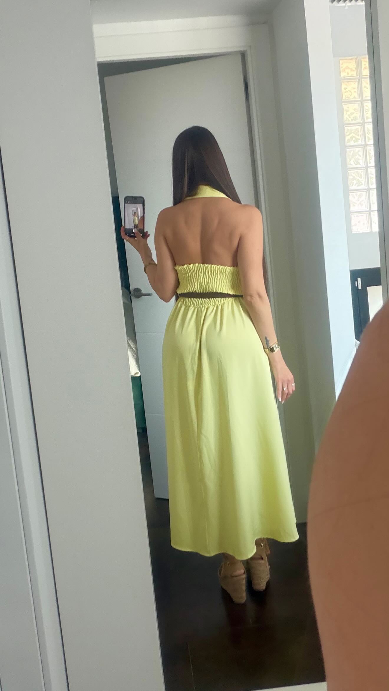 Vestido Midi cinturon