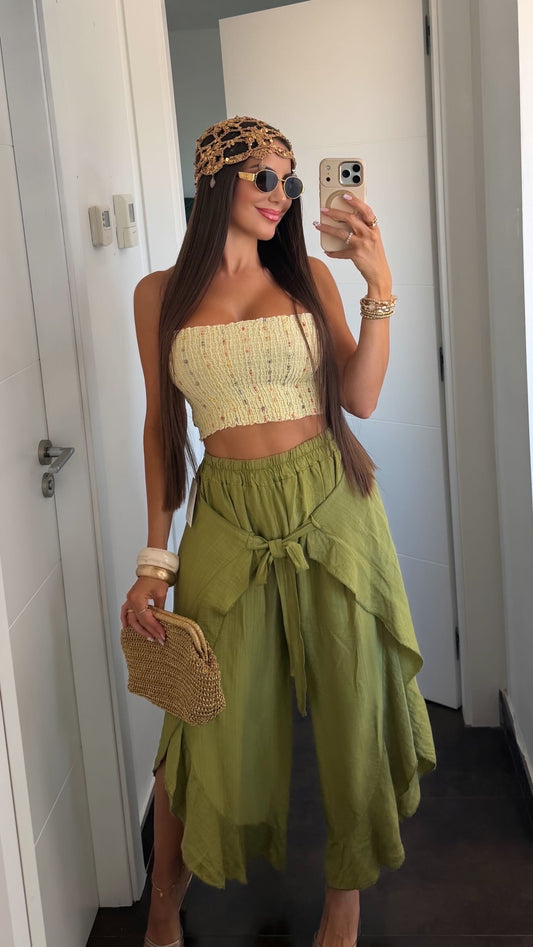 Pantalón Tunez pistacho
